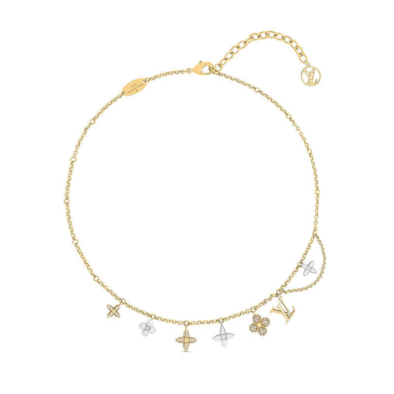 18K Louis Vuitton Gram Diamonds Necklace