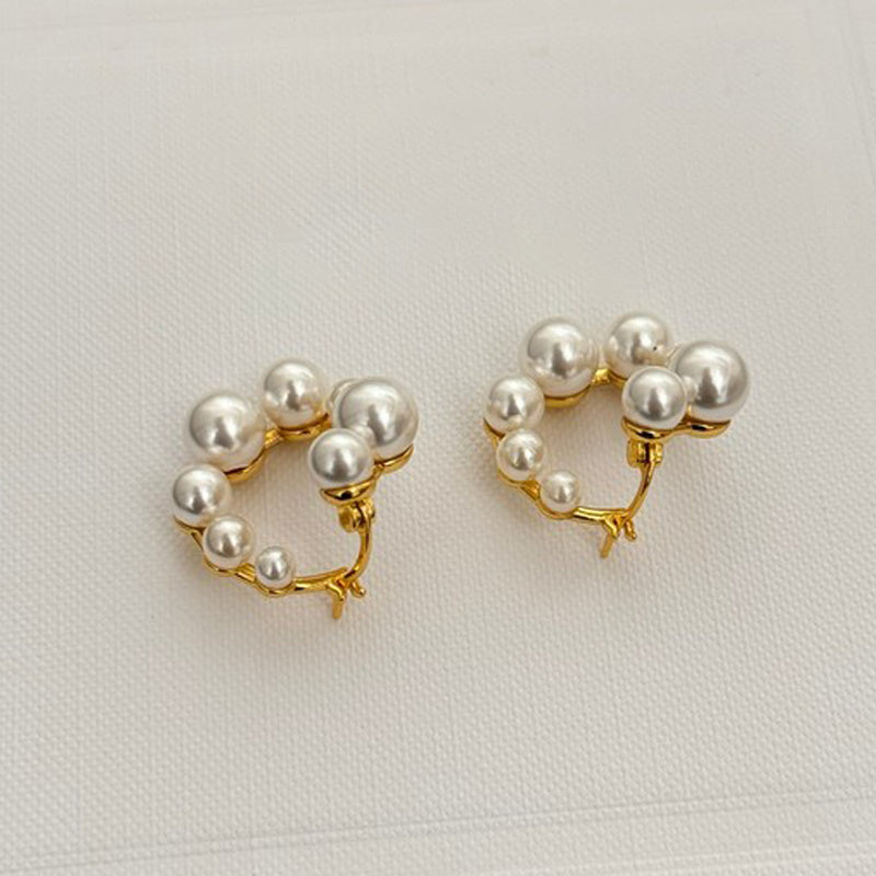 18K Celine Pearl Earrings