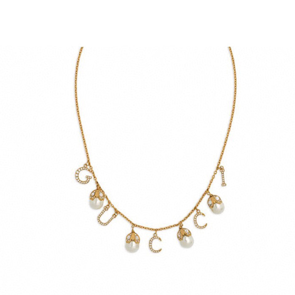 18K Double Gucci Fashion Show Chain Necklace