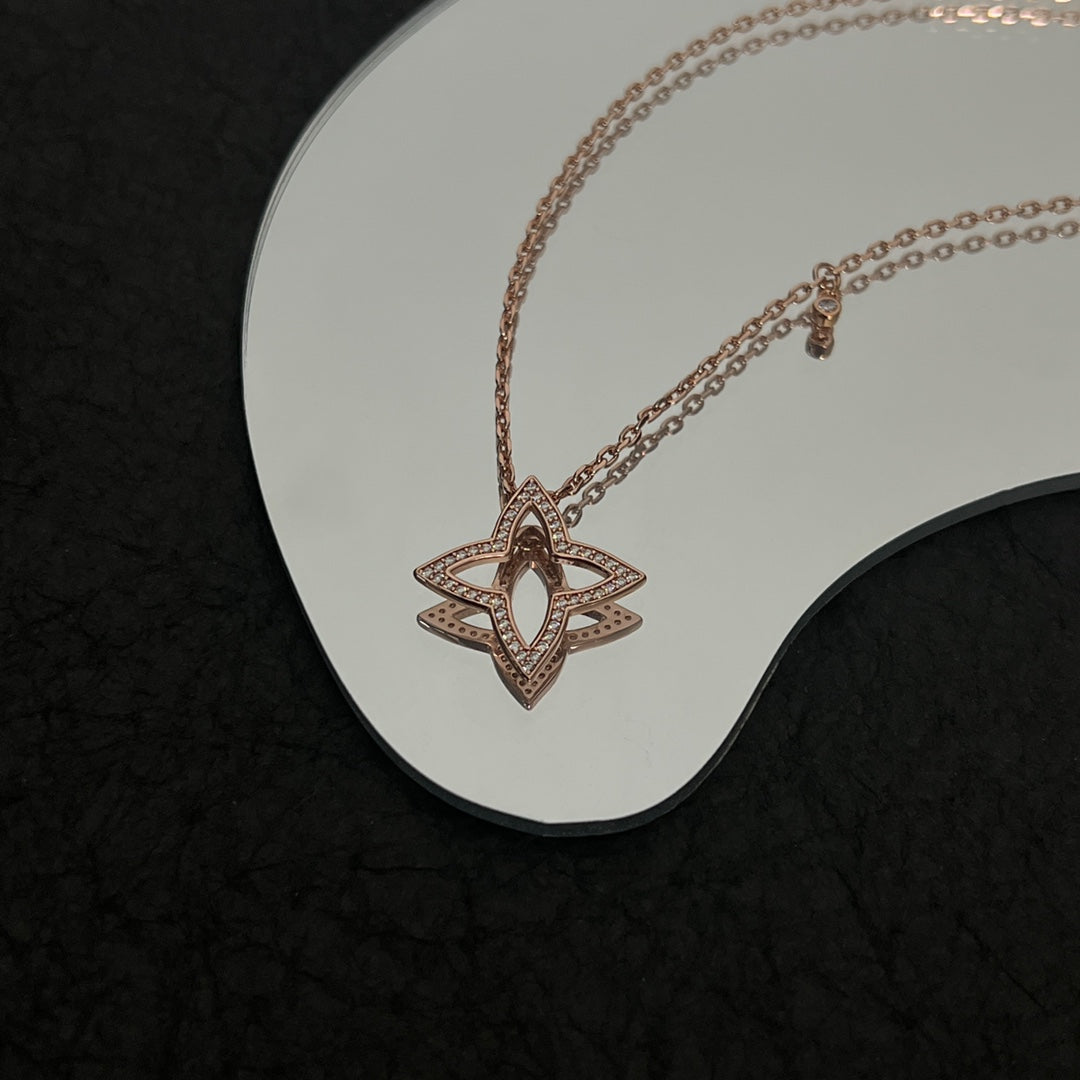 18K Louis Vuitton Blossom Pendant Necklace