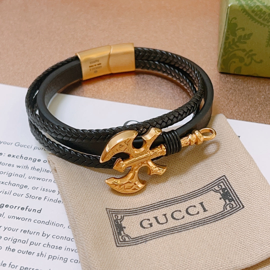 18K Double Gucci Anger Forrest Bracelet